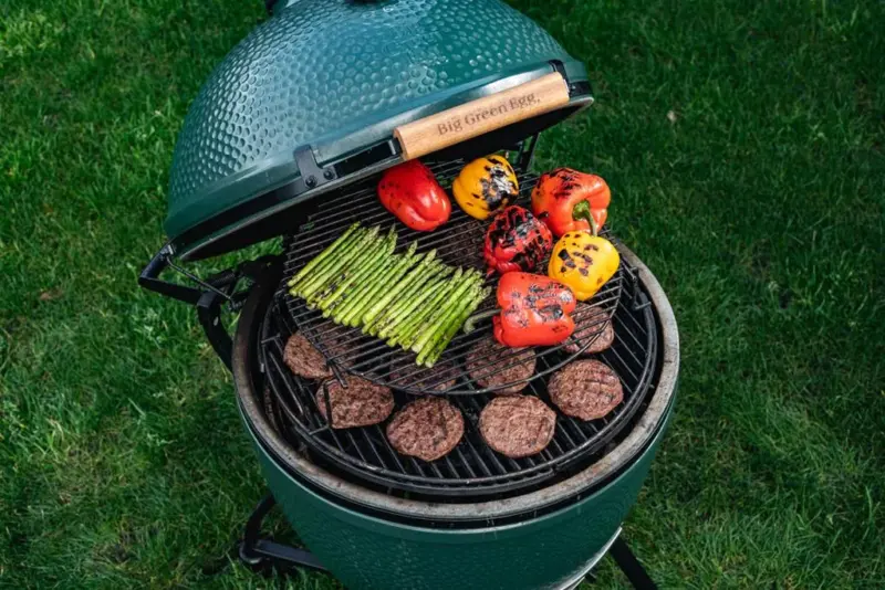 XLARGE BIG GREEN EGG КОМПЛЕКТ СЪС СТОЙКА И МАСИЧКИ - Image 4